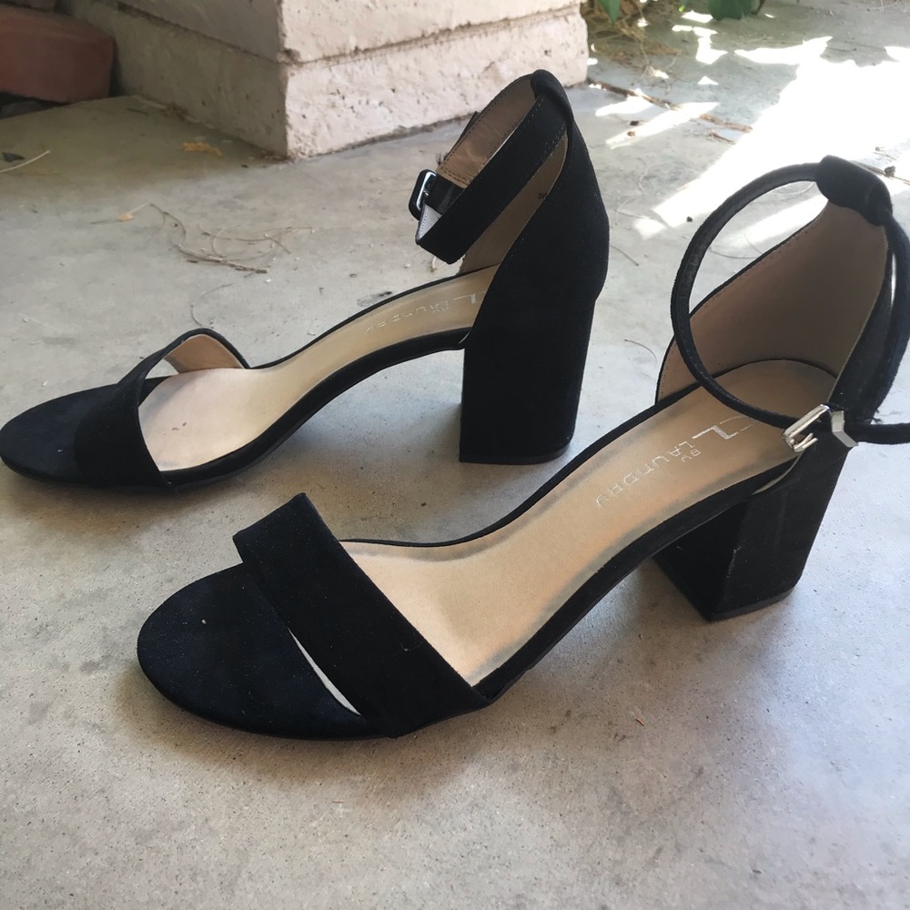 Classic Black Block Heels